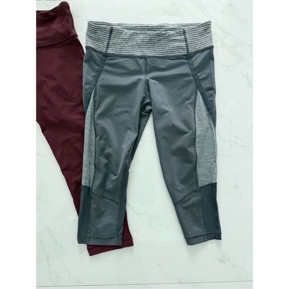 Lot / Set of 3 Lululemon Crops Size 4, Wunder Under Version 1 & Lycra - Picture 5 of 5